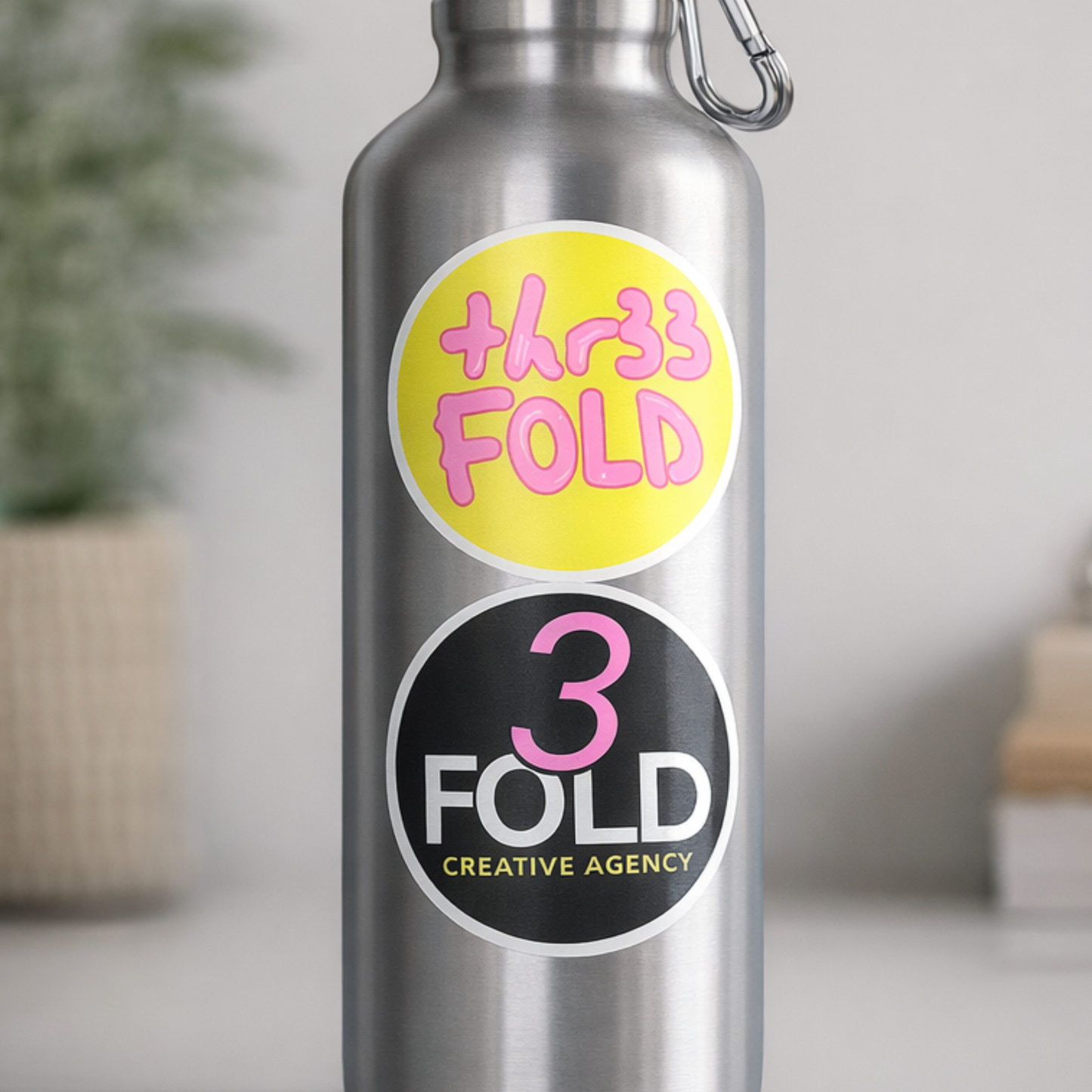 Threefold Sticker