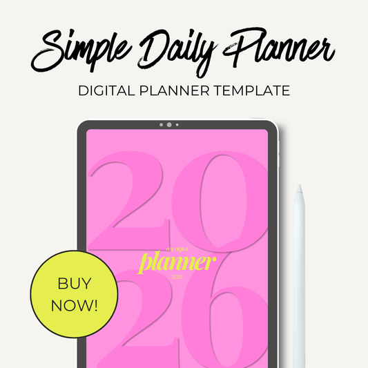Digital Planner Template